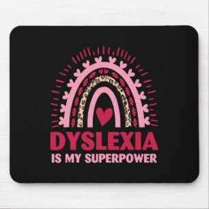 Tapis De Souris Dyslexie Rétro Est Ma Lecture Dyslectique Superpui