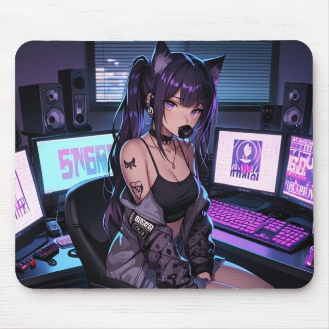 Tapis De Souris E-girl Mousepad (Devant)
