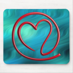 Tapis De Souris e m a i i l 4 o u vagues bleues