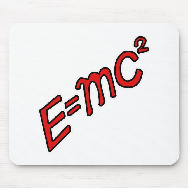 Tapis De Souris E = mc² – Mode Génie Activé (Devant)