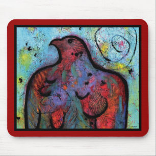 Tapis De Souris Eagle fier Mousepad - 9,25" x 7,75"