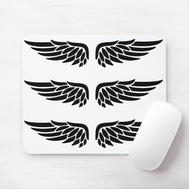 Tapis de souris Eagle Wing Noir&Blanc (Avec souris)