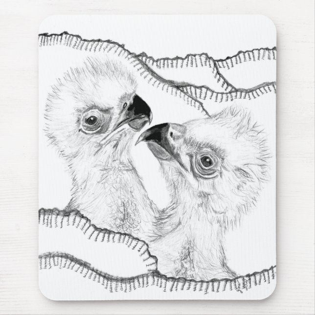 TAPIS DE SOURIS EAGLES HARRIET + M15 E17 + E18 VIP À CROW (Devant)