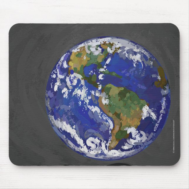 Tapis De Souris Earth Art Mousepad (Devant)