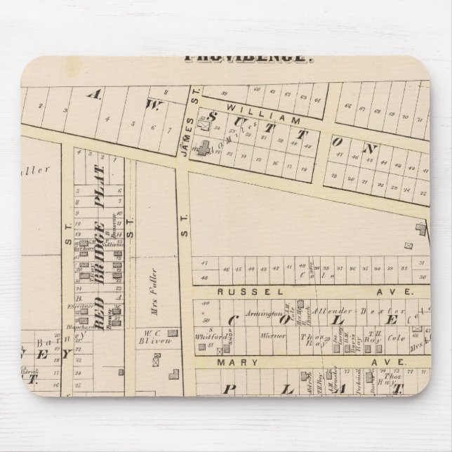 Tapis De Souris East Providence Rhode Island (Devant)
