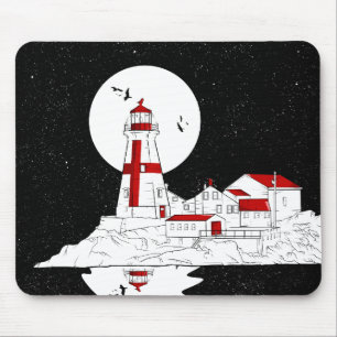 Tapis De Souris East Quoddy Head Phare plat