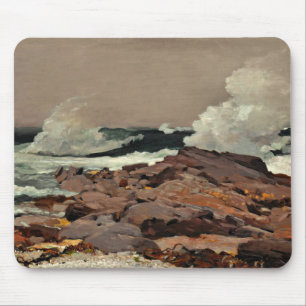 Tapis De Souris Eastern Point, tableau de Winslow Homer