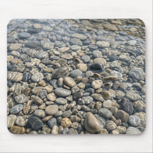 Tapis de souris Eau Claire Sur Galets de Rivière