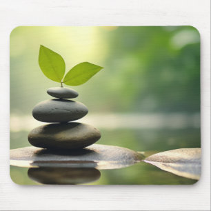 Tapis De Souris Eau De Pebble Rocheuse Tranquille