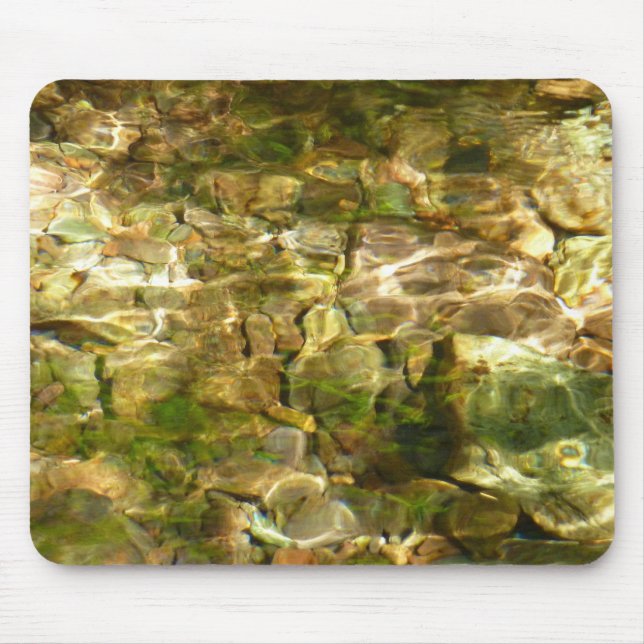 Tapis De Souris Eau de sources chaudes Green-Gold Nature (Devant)