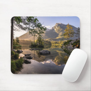 Tapis De Souris Eau   Lac Hintersee Berchtesgaden Allemagne
