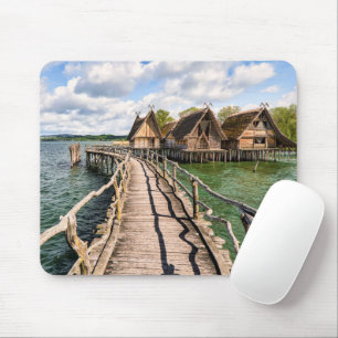 Tapis De Souris Eau   Maisons sur pilotis au-dessus de l'eau