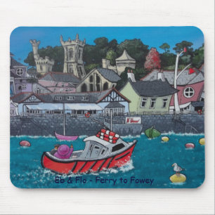 Tapis De Souris Eb et Flo - ferry à Fowey