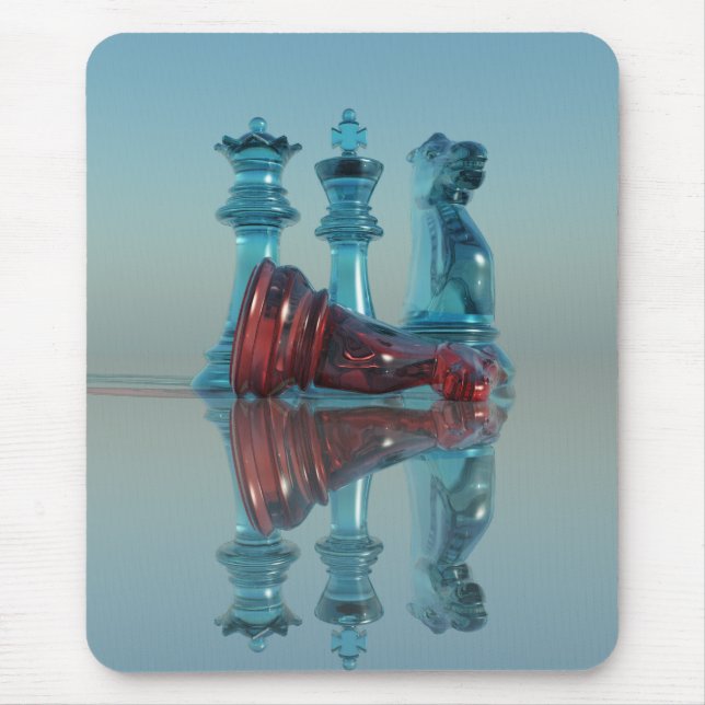 Tapis De Souris Échecs Mousepad - échecs de chevalier du Roi la (Devant)