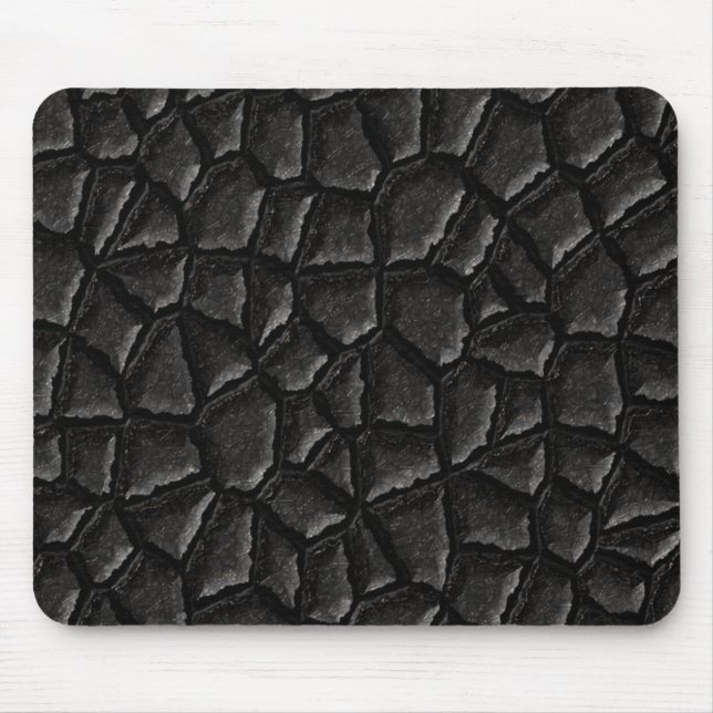 Tapis De Souris Échelle de dragon noir (Devant)