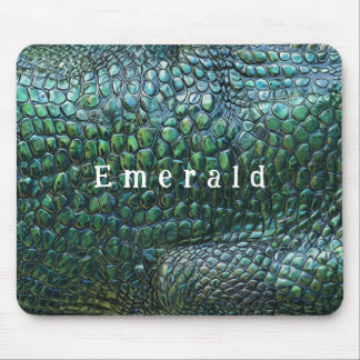 Tapis De Souris Echelle de reptile vert Texture Mousepad