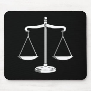 Tapis De Souris Échelles de justice - Mousepad