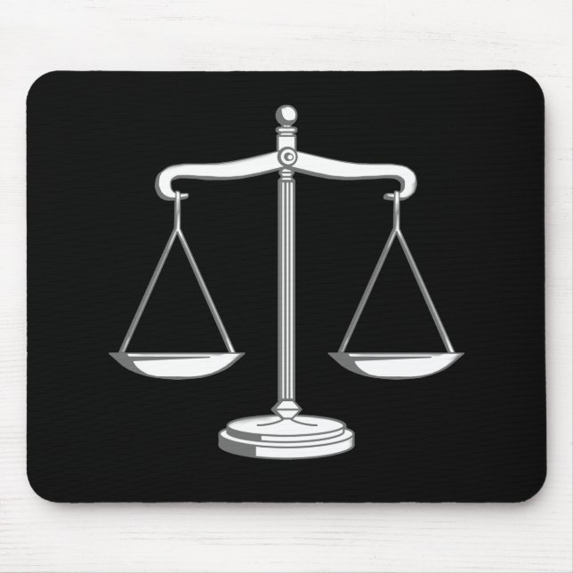 Tapis De Souris Échelles de justice - Mousepad (Devant)