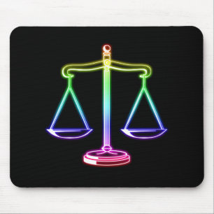 Tapis De Souris Échelles de justice - Mousepad