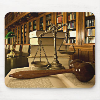 Tapis De Souris Échelles de Mousepad de mandataire d'avocat de