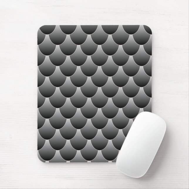Tapis De Souris Echelles noires et grises (Avec souris)