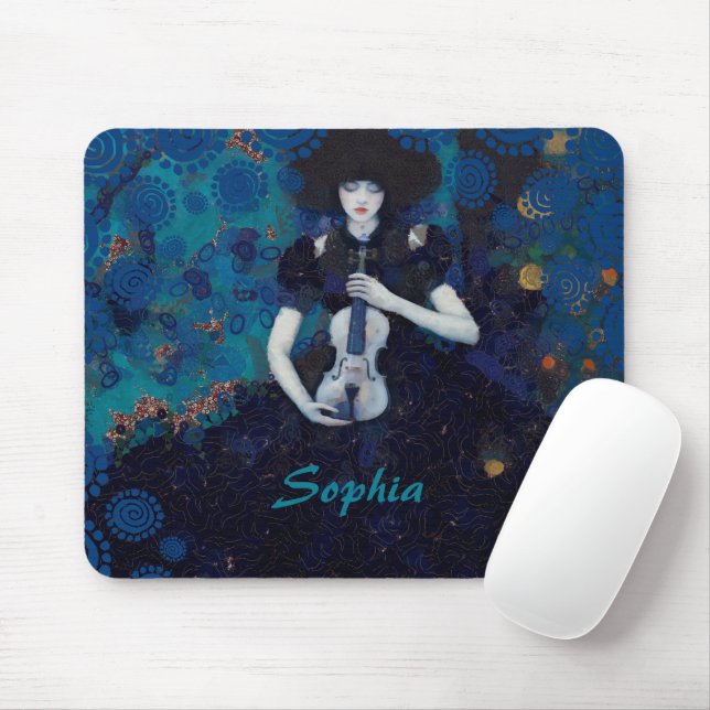 Tapis De Souris Échos de silence : la chanson guérisseuse d'un vio (Avec souris)