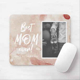 Tapis De Souris éclaboussure d'aquarelle meilleure maman que jamai