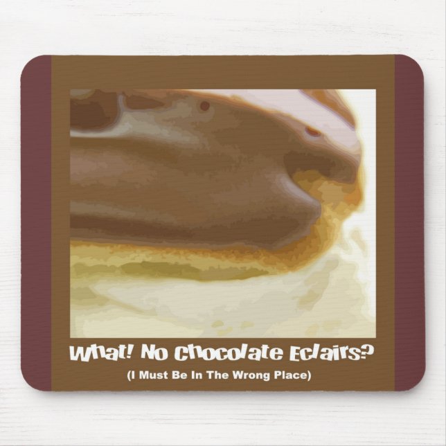 Tapis De Souris Eclair de chocolat Mousepad (Devant)
