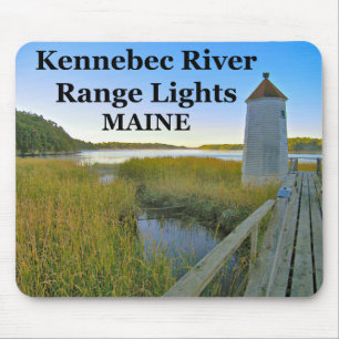 Tapis De Souris Éclairages de la chaîne de la rivière Kennebec, Ma