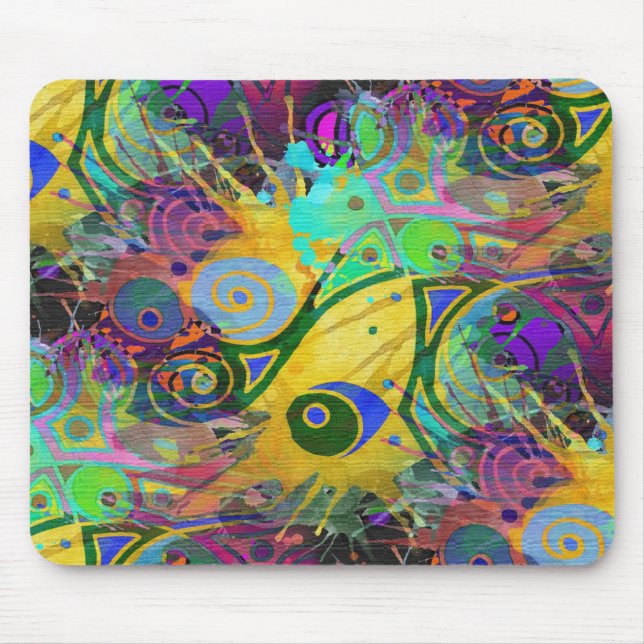 Tapis De Souris éclat coloré (Devant)