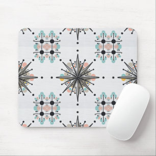 Tapis De Souris Éclatement Stellaire Atomique Rétro Moderne du Mil