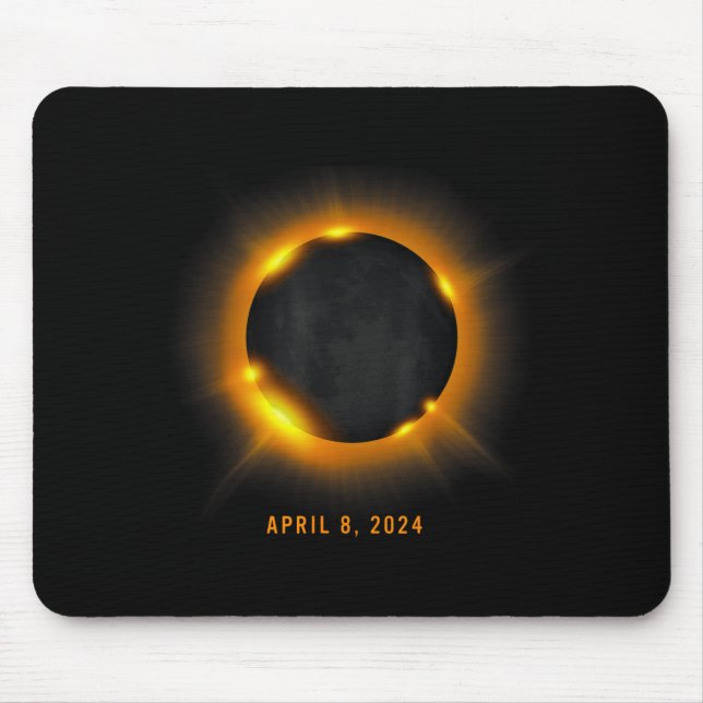 Tapis De Souris Éclipse Solaire (Devant)