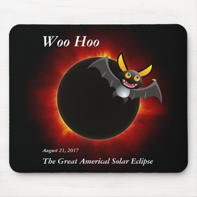Tapis De Souris Éclipse solaire 2017, Édition Vampire (Devant)