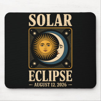 Tapis De Souris Éclipse solaire 2026 Éclipse solaire totale 12 aoû