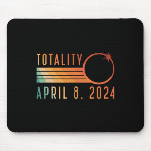 Tapis De Souris Éclipse solaire 8 avril 2024 Totalité Éclipse sola