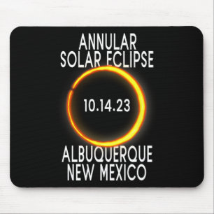 Tapis De Souris Éclipse solaire annuelle T - Albuquerque Nouveau-M