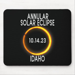 Tapis De Souris Éclipse Solaire Annulaire T - Idaho
