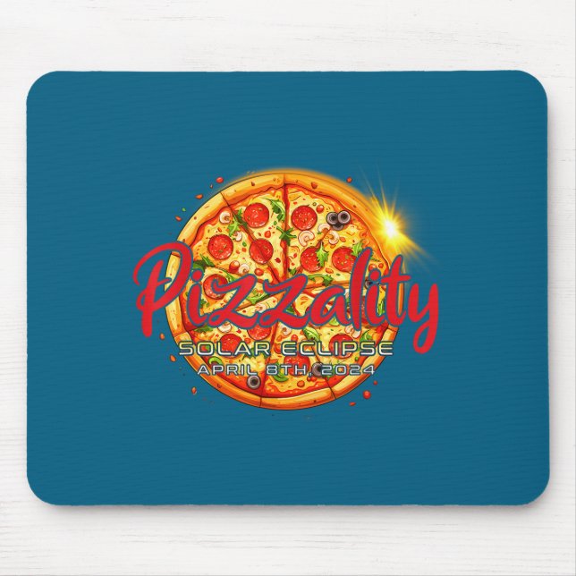 Tapis De Souris Éclipse solaire Pizzality Éclipse Illustration Piz (Devant)