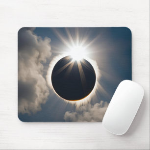 Tapis De Souris Éclipse totale du soleil
