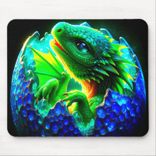 Tapis De Souris éclosion de dragon de bébé