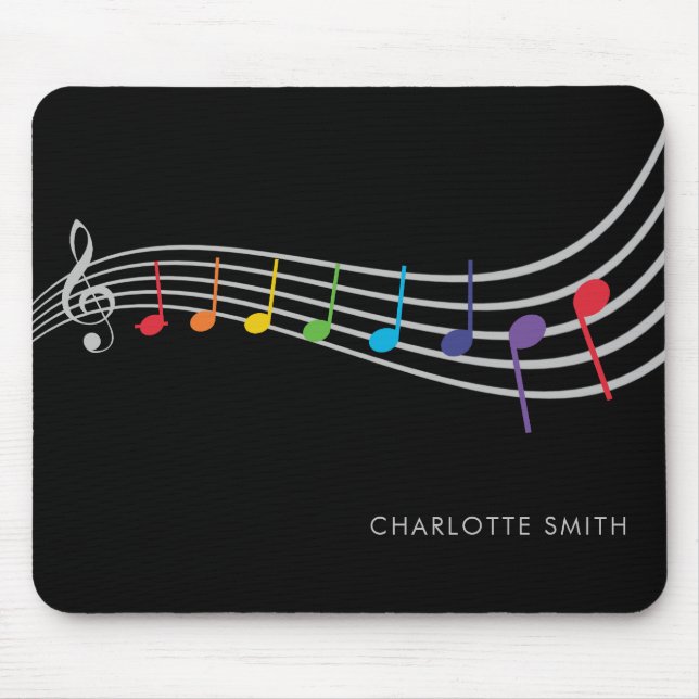 Tapis De Souris École de musique Choir enseignant Rainbow (Devant)