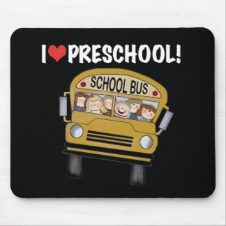 Tapis De Souris École maternelle d'amour de l'autobus scolaire I