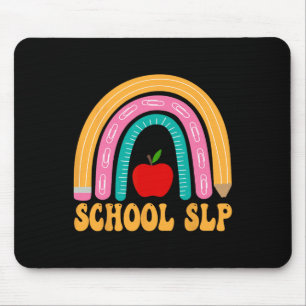 Tapis De Souris École Slp Crayon Arc-en-ciel Femmes Byck À l'école