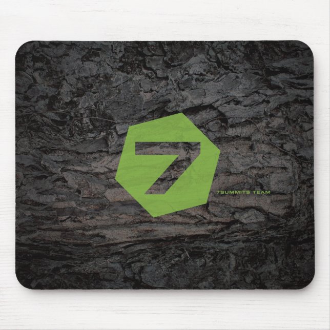 Tapis De Souris écorce du vert 7Summits (Devant)