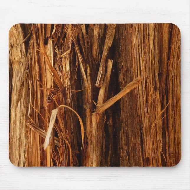 Tapis De Souris Écorce texturée de bois de cèdre (Devant)