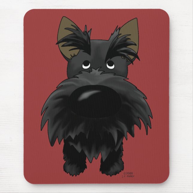 Tapis De Souris Écossais Terrier Mousepad (Devant)