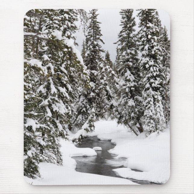 Tapis De Souris Écoulement à froid de rivière de Yellowstone (Devant)