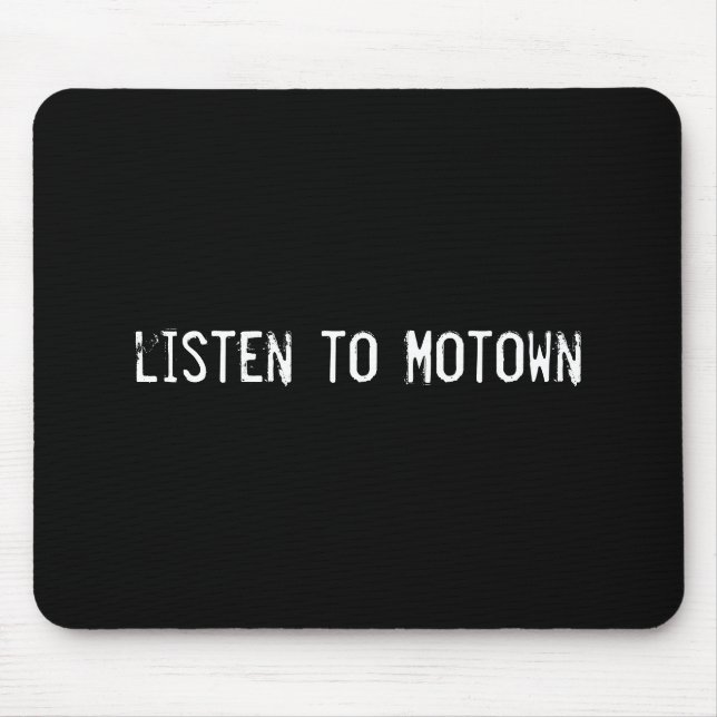 Tapis De Souris écouter Motown (Devant)