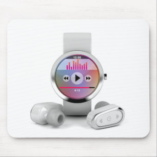 Tapis De Souris Écouteurs sans fil et montre intelligente
