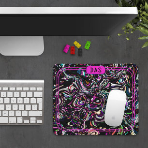 Tapis De Souris Écran hypnotique Purple